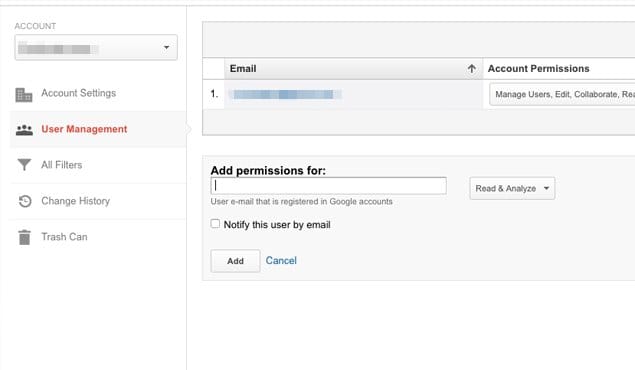 Give Permission Website Analytics