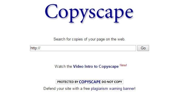Copyscape Website