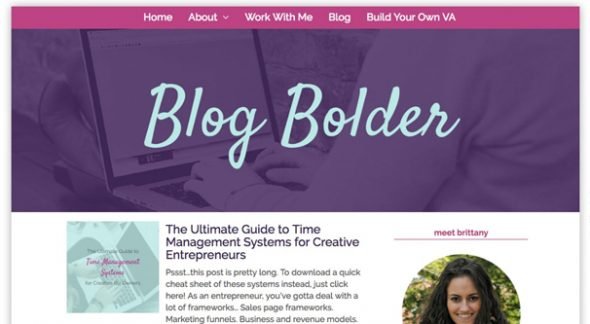 Personal Blog Example