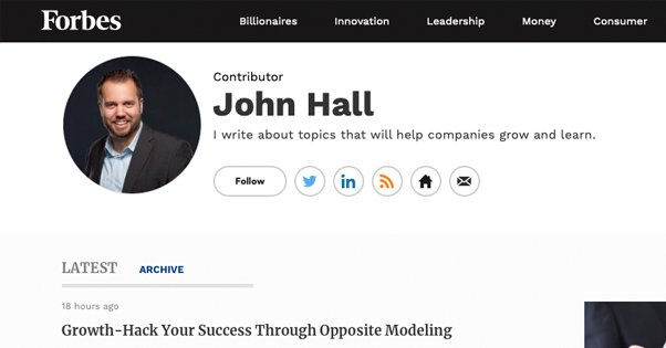 Forbes Contributor Profile