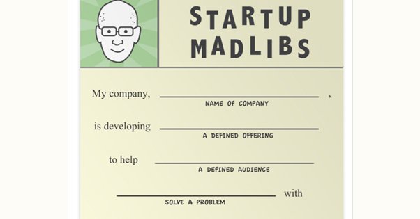 Startup Madlibs