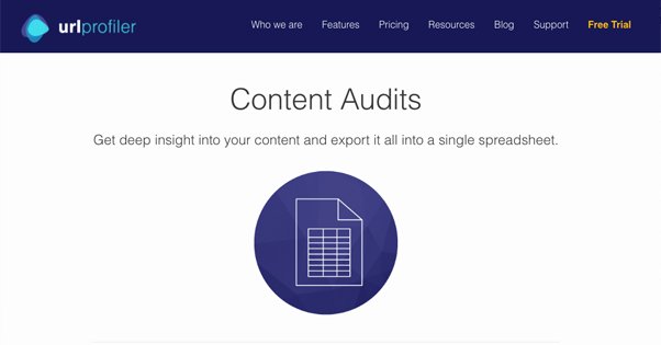 URL Profiler Content Audit