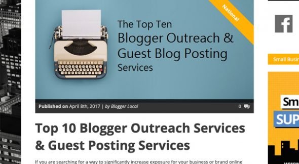 BloggerLocal Guest Blogging Services